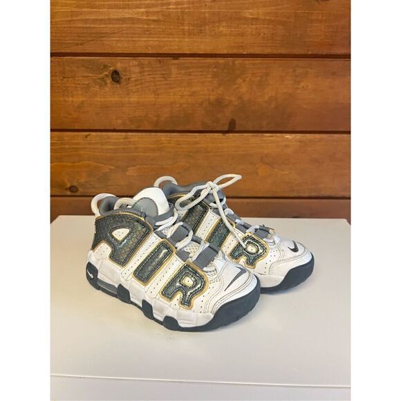 Nike Air More Uptempo SE Mid Snakeskin - CQ4581-100 Sz 11 Toddler - Picture 1 of 8